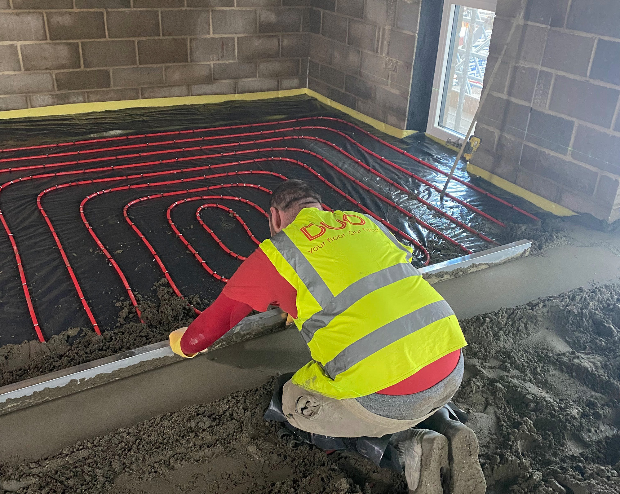 Commercial Underfloor Heating Cost - covering the heating