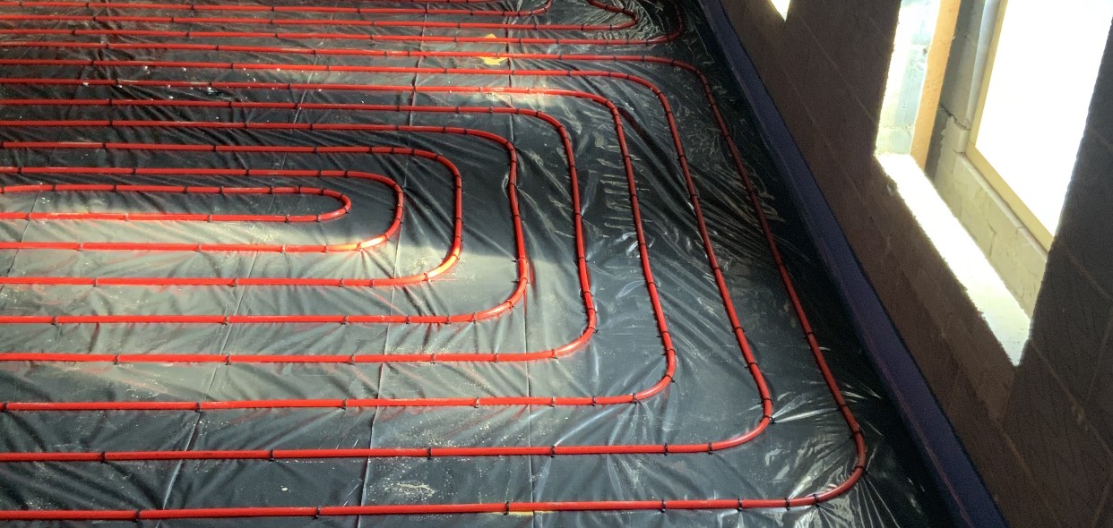Commercial Underfloor Heating Cost - part of floor